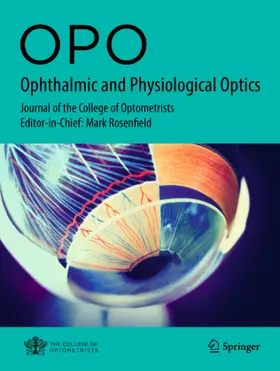  Ophthalmic and Physiological Optics | Zeitschrift |  Sack Fachmedien