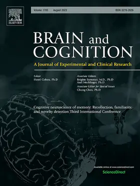 Editor-in-Chief: H. Cohen |  Brain and Cognition | Zeitschrift |  Sack Fachmedien
