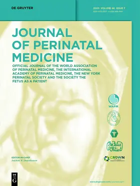 Editor-in-Chief: Dudenhausen, MD, FRCOG, Joachim W. |  Journal of Perinatal Medicine | Zeitschrift |  Sack Fachmedien