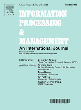 Information Processing & Management | Pergamon | Zeitschrift | sack.de