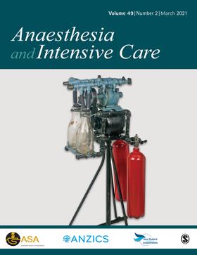 Anaesthesia and Intensive Care | SAGE Publishing | Zeitschrift | sack.de