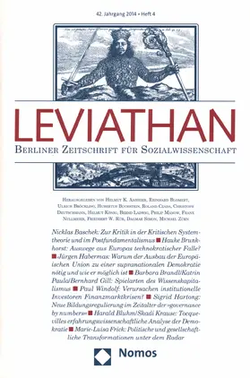  Leviathan | Zeitschrift |  Sack Fachmedien
