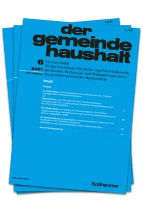 Prof. Dr. Hans-Günter Henneke |  der Gemeindehaushalt | Zeitschrift |  Sack Fachmedien