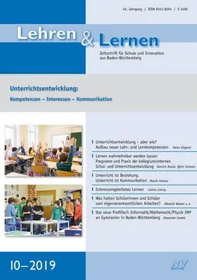 Lehren & Lernen | Neckar-Verlag | Zeitschrift | sack.de