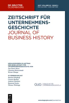 Zeitschrift für Unternehmensgeschichte | De Gruyter Oldenbourg | Zeitschrift | www.sack.de