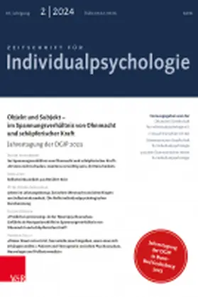 Zeitschrift für Individualpsychologie | Vandenhoeck & Ruprecht | Zeitschrift | sack.de
