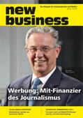  new business | Zeitschrift |  Sack Fachmedien