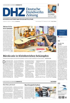 Alexander Holzmann |  Deutsche Handwerks Zeitung - DHZ | Zeitschrift |  Sack Fachmedien