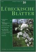 Gesellschaft zur Beförderung gemeinnütziger Tätigkeit |  Lübeckische Blätter | Zeitschrift |  Sack Fachmedien