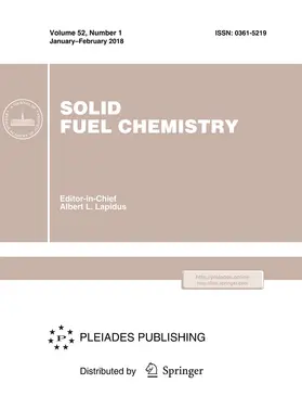  Solid Fuel Chemistry | Zeitschrift |  Sack Fachmedien