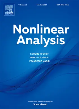  Nonlinear Analysis | Zeitschrift |  Sack Fachmedien