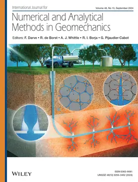 International Journal for Numerical and Analytical Methods in Geomechanics | John Wiley & Sons | Zeitschrift | sack.de