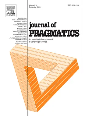 Journal of Pragmatics | North-Holland | Zeitschrift | sack.de