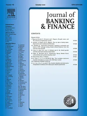  Journal of Banking & Finance | Zeitschrift |  Sack Fachmedien
