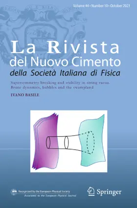  La Rivista del Nuovo Cimento | Zeitschrift |  Sack Fachmedien
