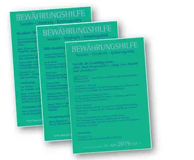 Fachverband für Soziales, Strafrecht, Kriminalpolitik |  Bewährungshilfe | Zeitschrift |  Sack Fachmedien