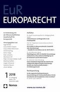 C.-D. Ehlermann, Ulrich Everling |  Europarecht (EuR) | Zeitschrift |  Sack Fachmedien