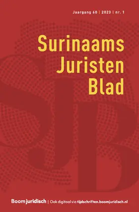  Surinaams Juristenblad | Zeitschrift |  Sack Fachmedien