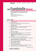  Die Fundstelle Hessen | Zeitschrift |  Sack Fachmedien