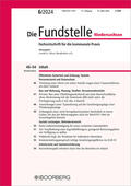  Die Fundstelle Niedersachsen | Zeitschrift |  Sack Fachmedien