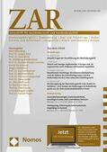 Min. Rat. o. D. J. Haberland, Prof. Dr. Kay |  Zeitschrift für Ausländerrecht und Ausländerpolitik (ZAR) | Zeitschrift |  Sack Fachmedien