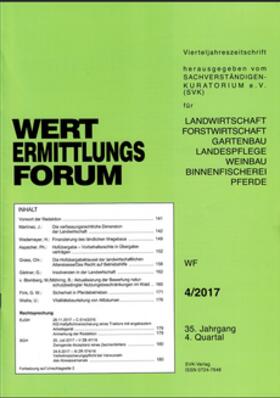  Wertermittlungsforum | Zeitschrift |  Sack Fachmedien