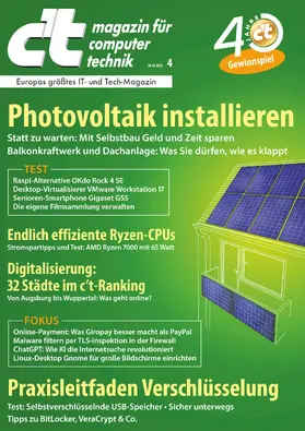  c‘t Magazin für Computertechnik | Zeitschrift |  Sack Fachmedien