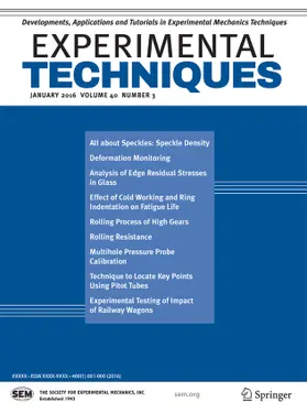 Experimental Techniques | Springer | Zeitschrift | www.sack.de