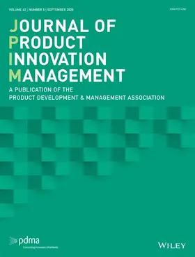  Journal of Product Innovation Management | Zeitschrift |  Sack Fachmedien