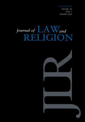  Journal of Law and Religion | Zeitschrift |  Sack Fachmedien