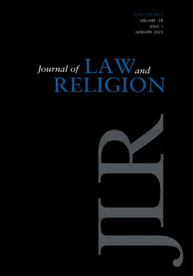  Journal of Law and Religion | Zeitschrift |  Sack Fachmedien