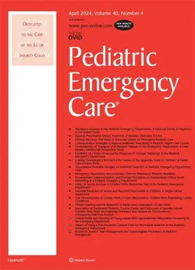 Pediatric Emergency Care | Lippincott | Zeitschrift | www.sack.de