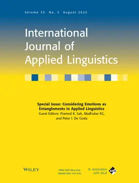  International Journal of Applied Linguistics | Zeitschrift |  Sack Fachmedien