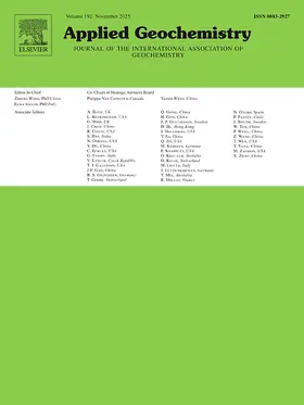 Applied Geochemistry | Pergamon | Zeitschrift | www.sack.de
