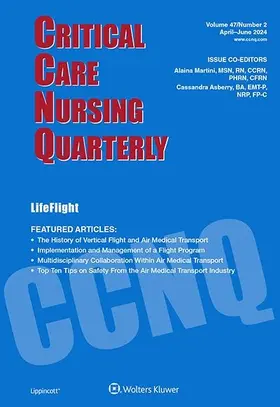 Critical Care Nursing Quarterly | Lippincott | Zeitschrift | www.sack.de