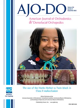 Editor- in-Chief: Rolf G. Behrents, DDS, MS, PhD |  American Journal of Orthodontics and Dentofacial Orthopedics | Zeitschrift |  Sack Fachmedien