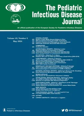 Pediatric Infectious Disease Journal | Lippincott | Zeitschrift | www.sack.de