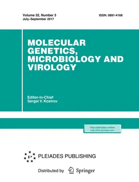  Molecular Genetics, Microbiology and Virology | Zeitschrift |  Sack Fachmedien