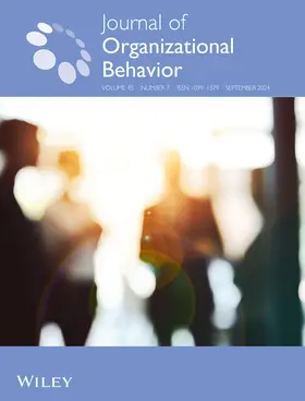 Journal of Organizational Behavior | John Wiley & Sons | Zeitschrift | sack.de