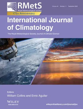 International Journal of Climatology | John Wiley & Sons | Zeitschrift | www.sack.de