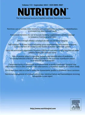  Nutrition | Zeitschrift |  Sack Fachmedien