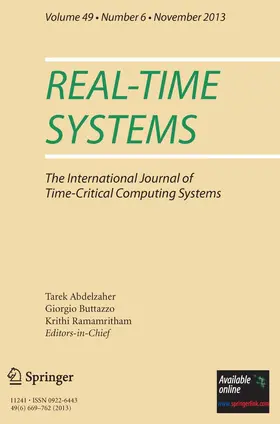 Editor-in-Chief: T.F. Abdelzaher / G. Buttazzo / K. Ramamritham |  Real-Time Systems | Zeitschrift |  Sack Fachmedien