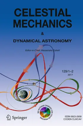 Editor-in-Chief: Alessandra Celletti |  Celestial Mechanics and Dynamical Astronomy | Zeitschrift |  Sack Fachmedien