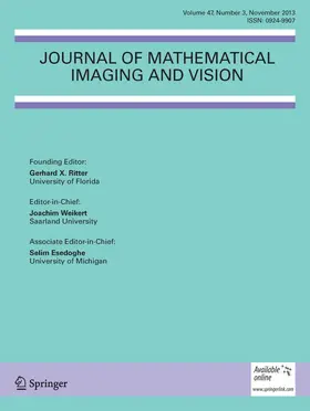 Journal of Mathematical Imaging and Vision | Springer | Zeitschrift | sack.de
