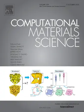Computational Materials Science | Elsevier | Zeitschrift | sack.de
