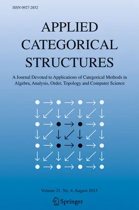 Editor-in-Chief: Maria M. Clementino |  Applied Categorical Structures | Zeitschrift |  Sack Fachmedien