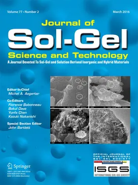 Journal of Sol-Gel Science and Technology | Springer | Zeitschrift | www.sack.de