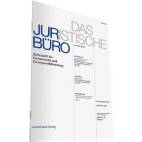  Das Juristische Büro - JurBüro | Zeitschrift |  Sack Fachmedien