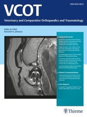 VCOT - Veterinary and Comparative Orthopaedics and Traumatology | Thieme | Zeitschrift | sack.de
