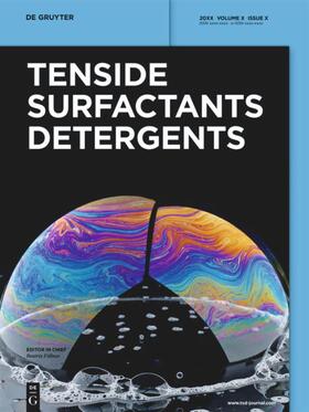 Tenside Surfactants Detergents | De Gruyter | Zeitschrift | sack.de